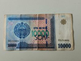 Banknote Usbekistan 10000 SOM