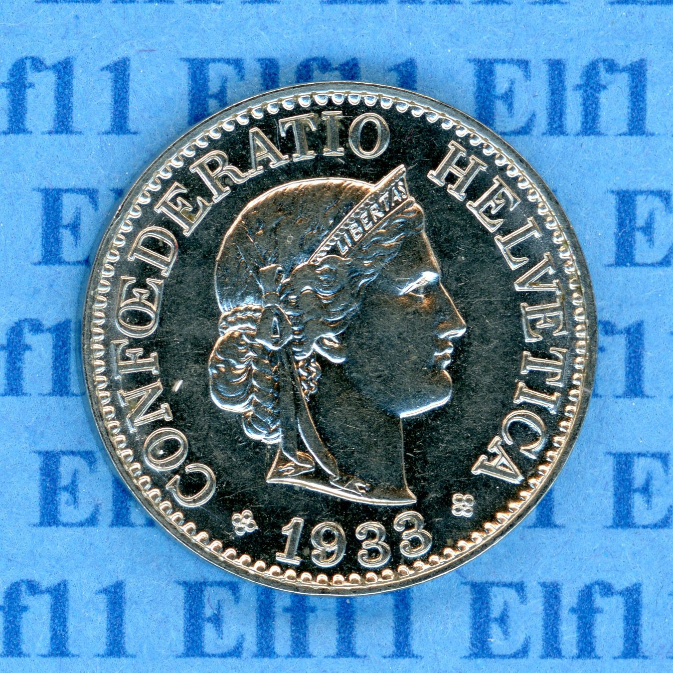 Tutti le monete: CHF___0.10 1933 -stgl 10 Rappen – Nuovo (secondo la descrizione) da Widnau venduto da Elf11