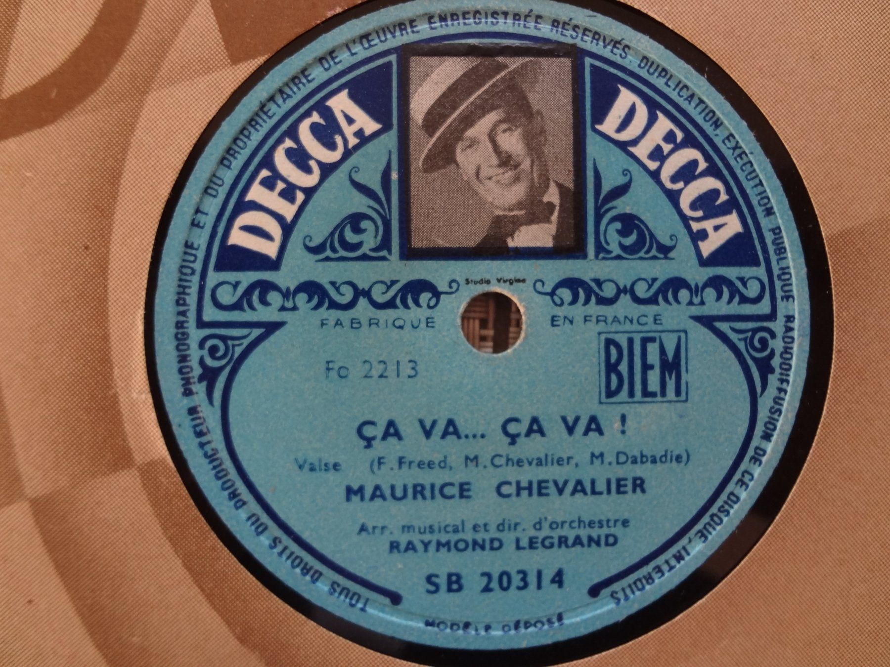 Dischi in vinile: Maurice Chevalier - 7 Disques 78 tours Decca – Usato da Aigle venduto da Robflac55 4