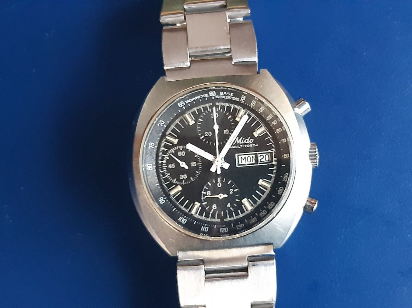 Mido Orologi: Mido Multifort Automatic Day Date Chronograph - Vintage – Usato da unterlunkhofen venduto da pharao-oo7 4