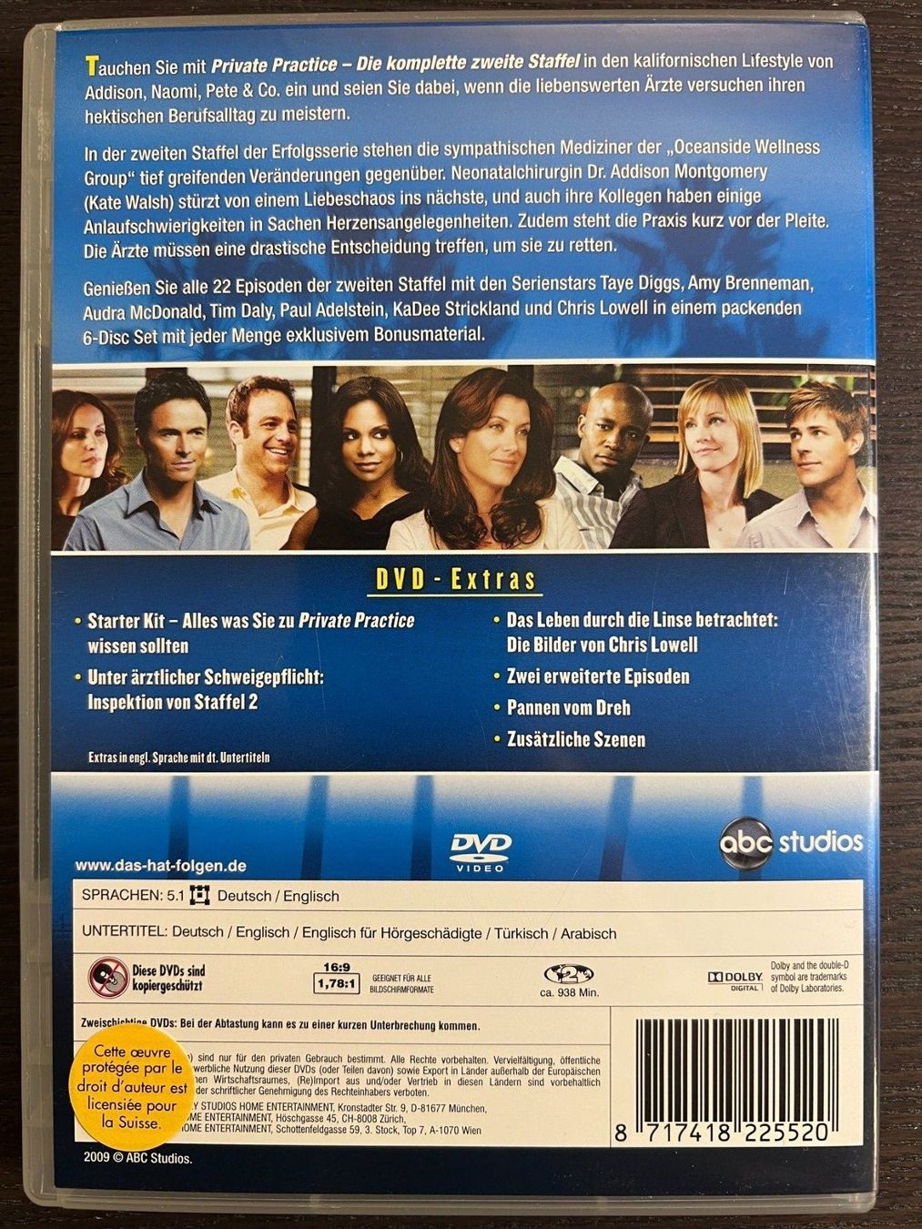 Tutti i DVDs: Private Practice - Staffel 2 – Usato da Zürich venduto da FilmFreunde 1