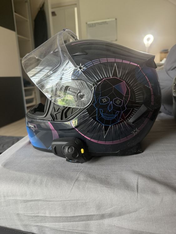 Casques & visières: Motorradhelm Stürner, Skull-Design, Grösse M – D'occasion à Langwiesen par bus_7lgl 4