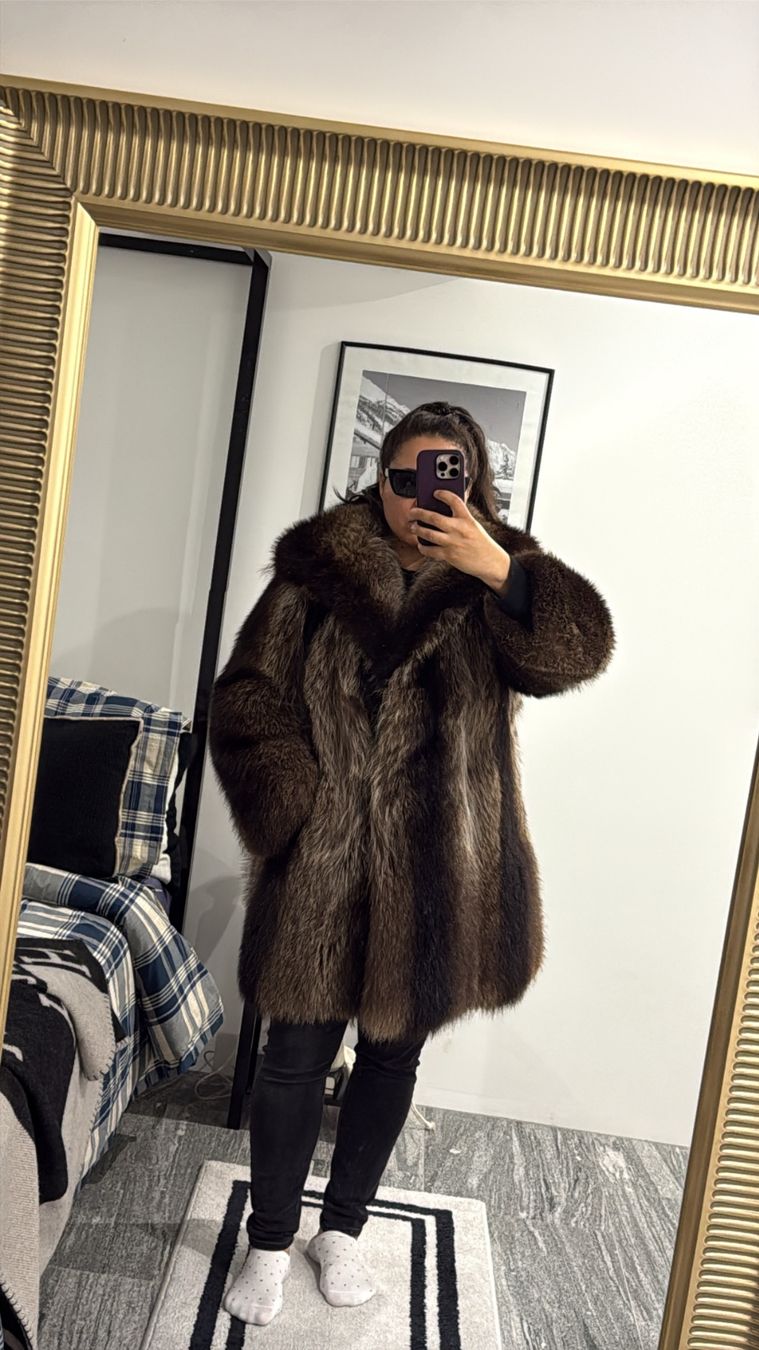 Giacche: Elegante Pelzjacke, Waschbär – Nuovo (secondo la descrizione) da Biasca venduto da elida_stefano 5