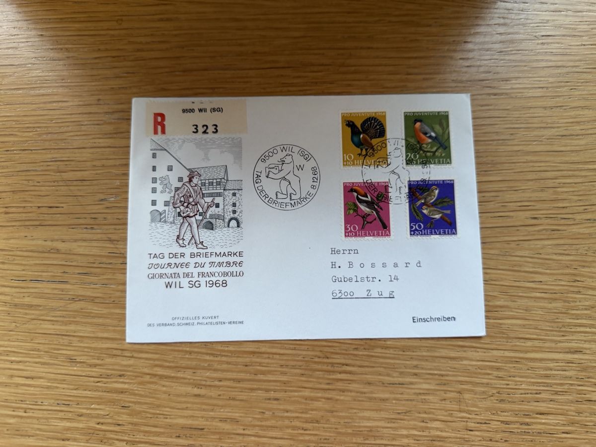 Tutti i francobolli: 5 mal Tag der Briefmarke Schweiz – Usato da Murgenthal venduto da Tina_4055 8