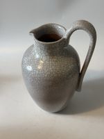 Karlsruhe Keramik Krug Vase Krakelee Glasur Vintage