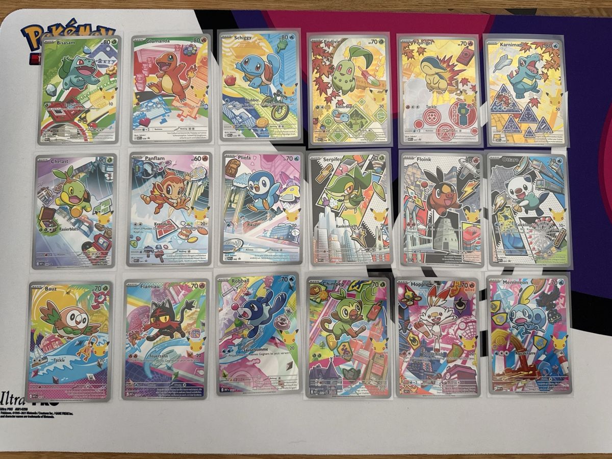Pokémon Sammelbilder & Trading cards: Pokemon Starter von den Sets 1&2 Deutsch – Neu (gemäss Beschreibung) aus Ichertswil von EldenLord