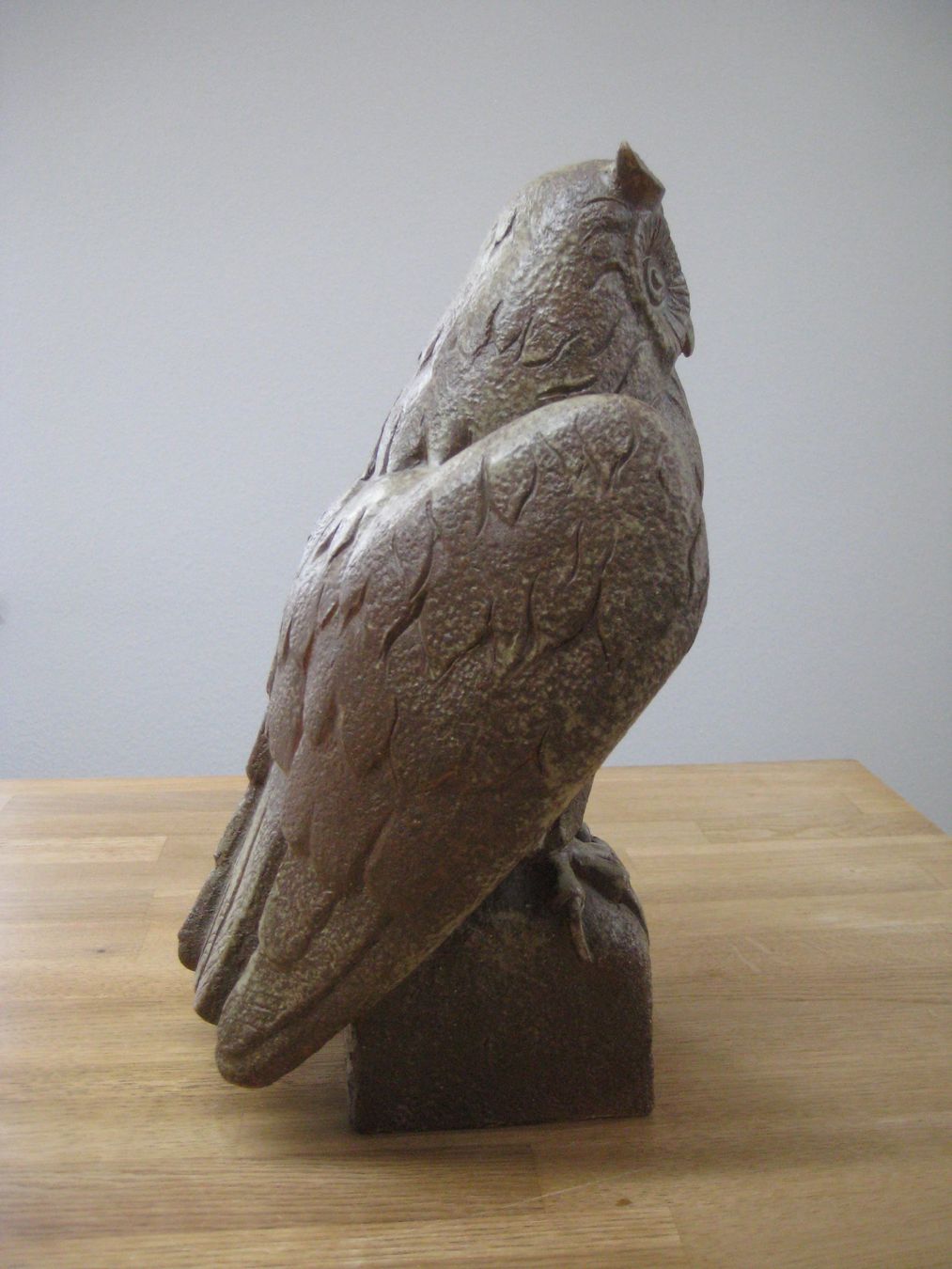 Skulpturen & Statuen: Grosse Eule / Bildhauer Hans Borer, signiert / 1985 – Gebraucht aus Langendorf von Happy11 5