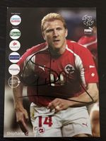 Autogrammkarte Stephane Grichting signiert Schweiz SFV