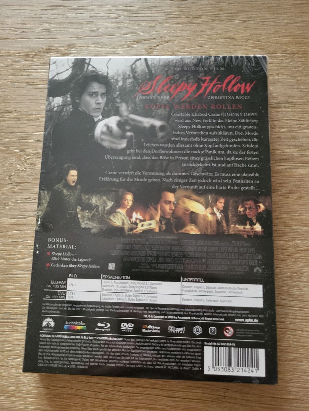 Tutti i DVDs: Sleepy Hollow Mediabook Ovp – Nuovo e nell'imballaggio originale da Zürich venduto da Knudell0 2
