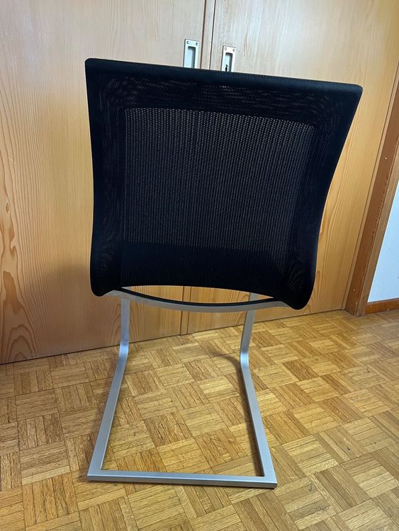 6x Team 7 Esszimmer Stühle Freischwinger schwarz Kaufen auf Ricardo