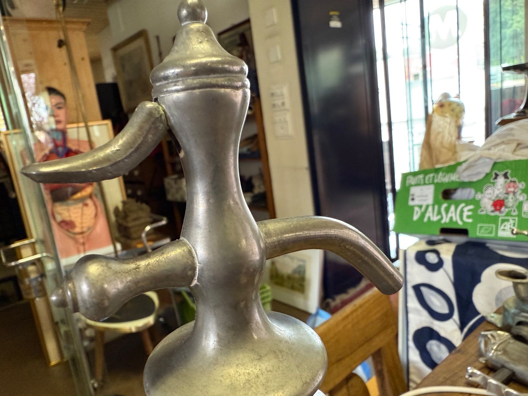 Flaschen: Durafort Paris antike Siphonflasche doppelbauchig – Defekt aus Bern von Jwpm66 4