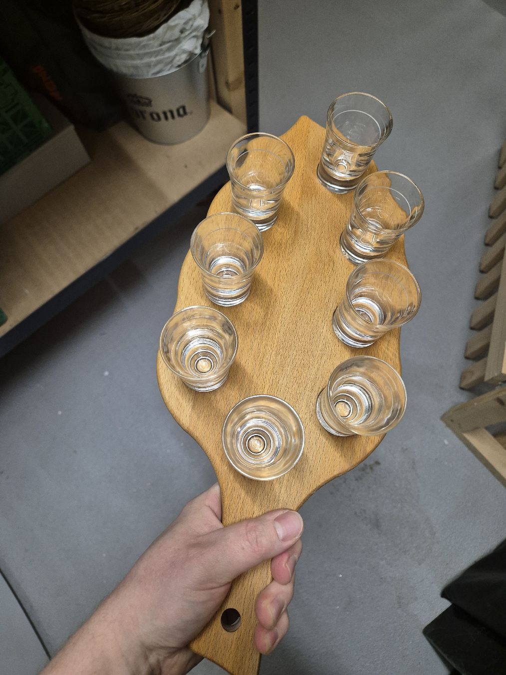 Piatti di portata: 8er Shotbrett 2cl in Blattform – Usato da Oberarth venduto da yannick-1995 1