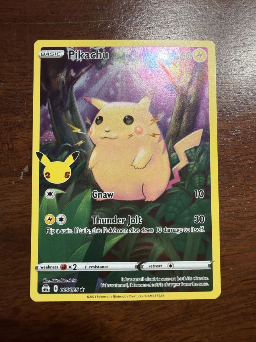 Pokémon Sammelbilder & Trading cards: Pikachu (CEL 005) – Neu (gemäss Beschreibung) aus Emmenbrücke von Pack_Ripper