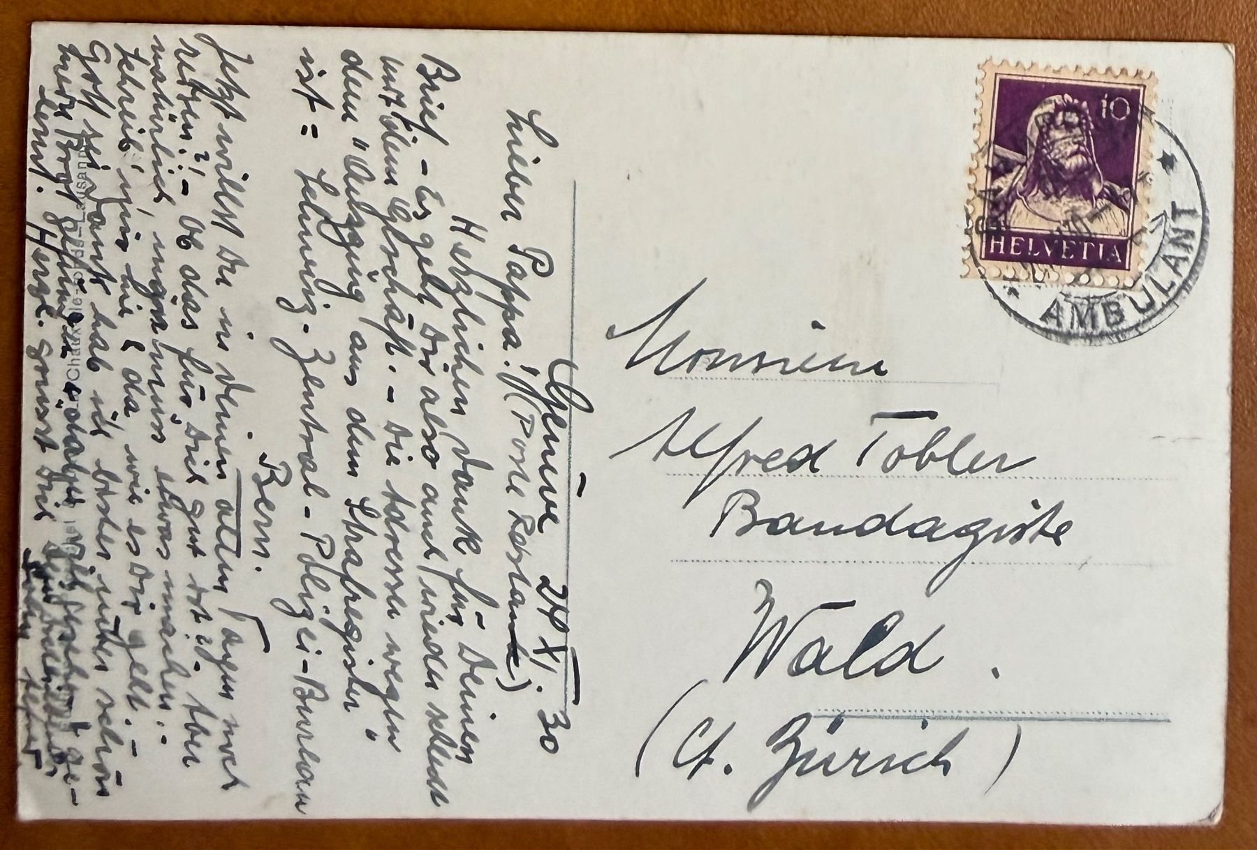 Cartoline postali: Genève - Map 1930 – Usato da Lutry venduto da Ediego 1