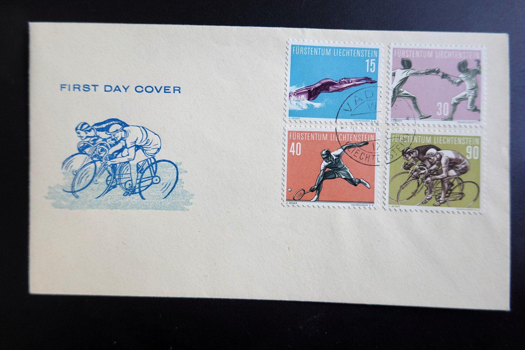 Tutti i francobolli: 1958 FDC Sportserie V – Usato da Mettmenstetten venduto da Sutasso