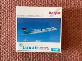 Herpa Wings 510097 Luxair Dash 8-Q400
