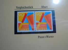 Abart 1996**, A-Post-Marke "Putzer Wurm"
