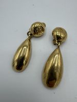 Givenchy, boucles d'oreilles pendantes vintage,