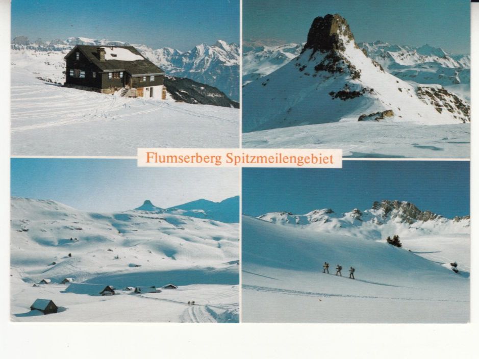 Cartoline postali: Flumserberg Spitzmeilen 1987 – Usato da Bürglen TG venduto da StampGraf