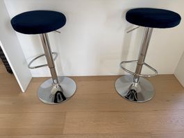 Barhocker Metall höhenverstellbar 2x Stück