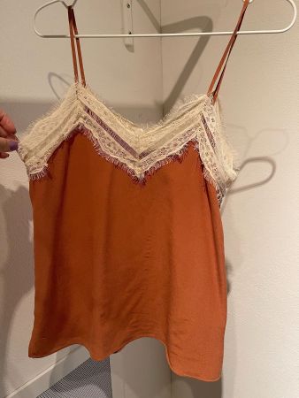 Zara seiden Top bluse S