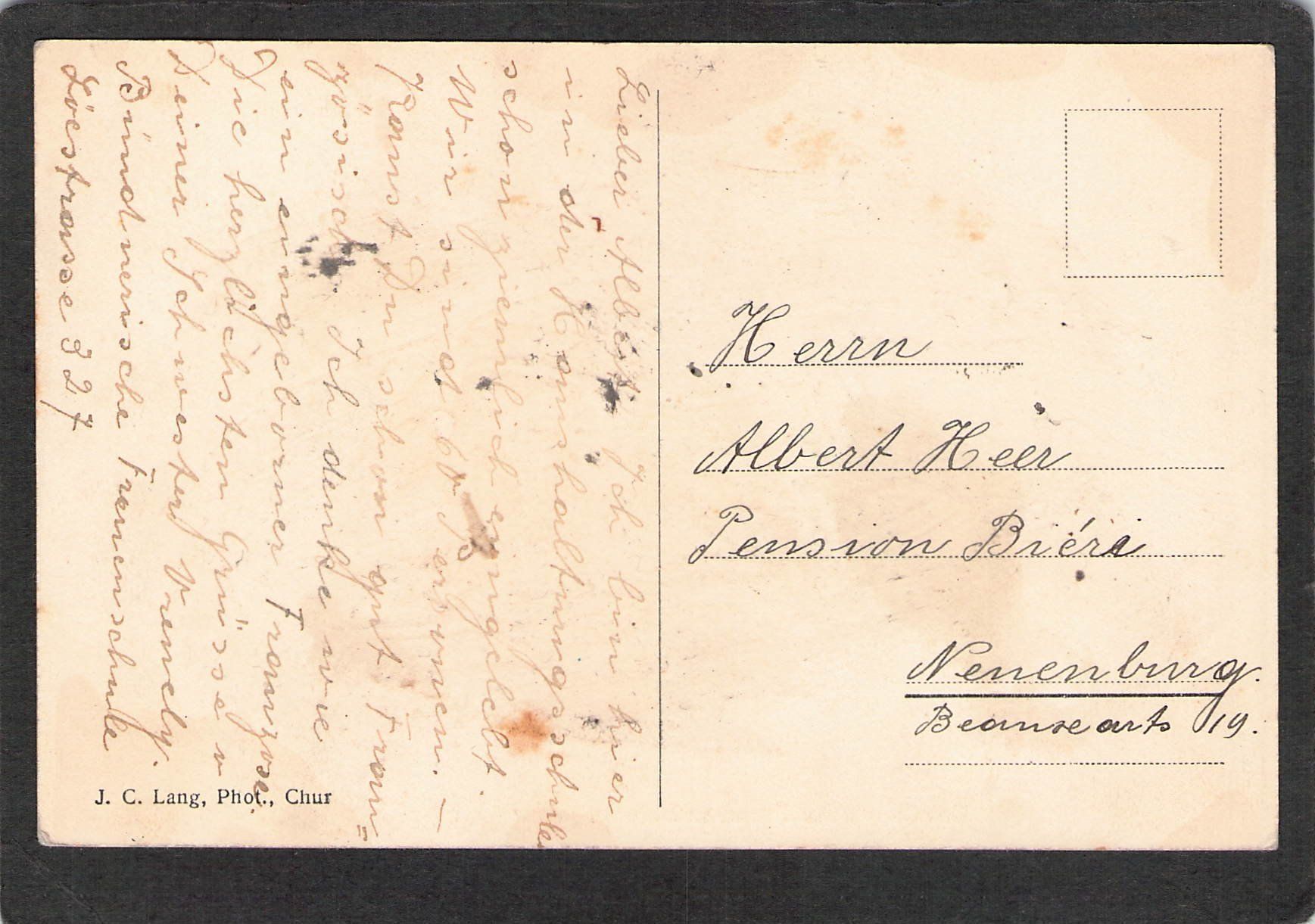 Cartoline postali: #Bündnerische Frauenschule in Chur – Usato da Reichenburg venduto da Pipo-67 1