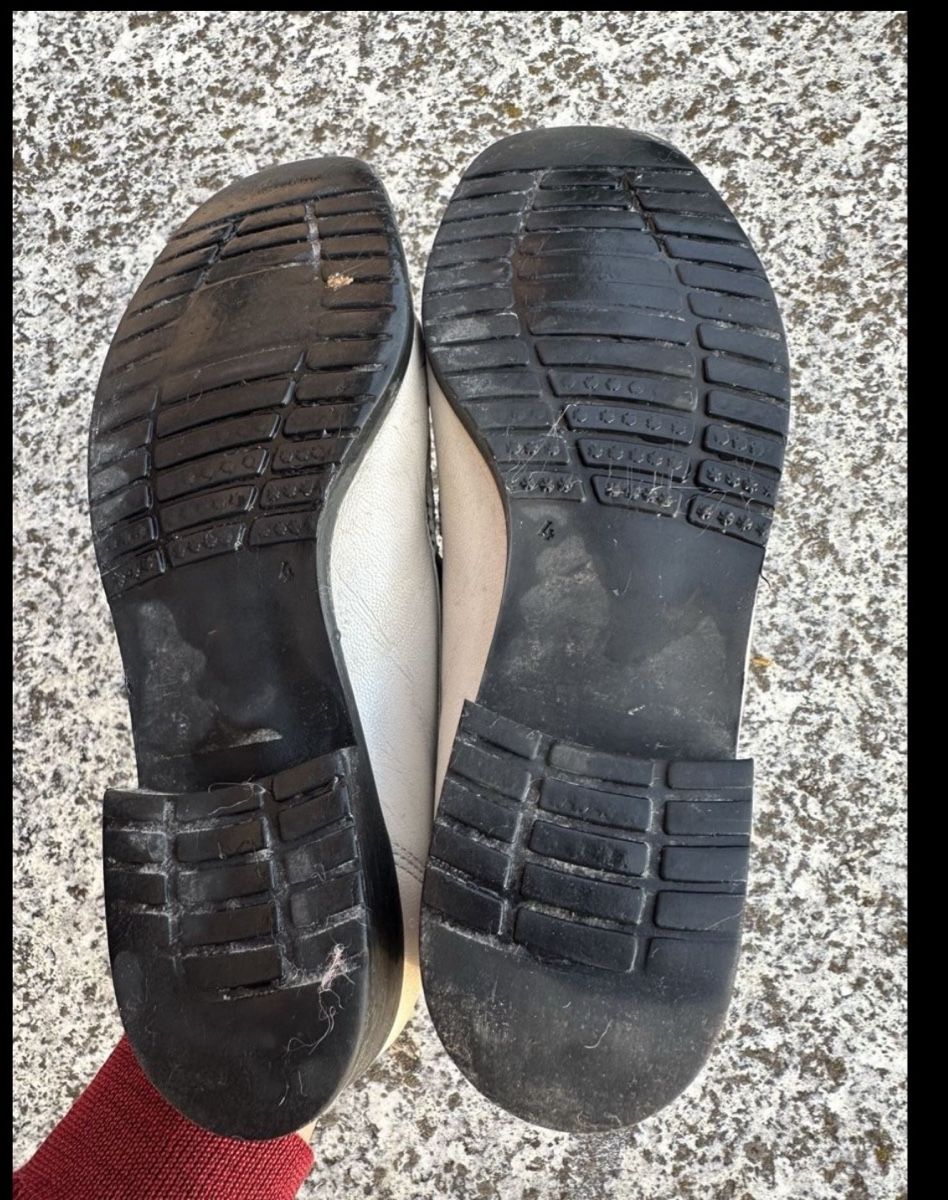 Damenschuhe: weisse Schuhe aus Leder Mokassins – Gebraucht aus Zürich von joa_7xds 4