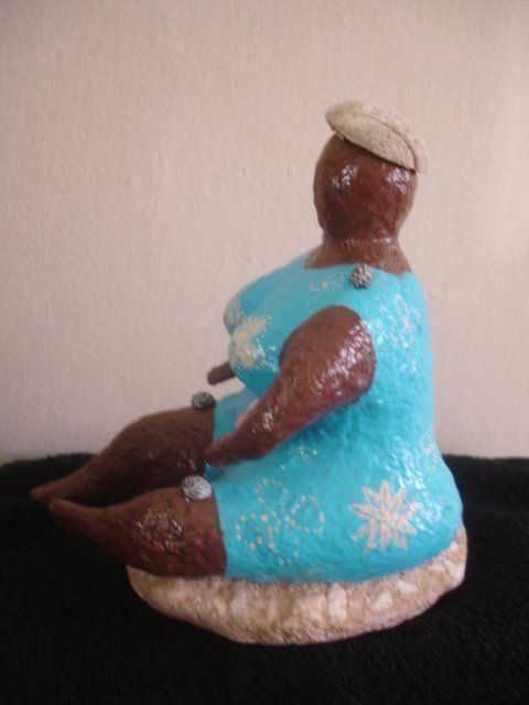 Sculture & Statue: Papiermache Skulptur Nr. 2 – Nuovo (secondo la descrizione) da Beatenberg venduto da nonnkari 6