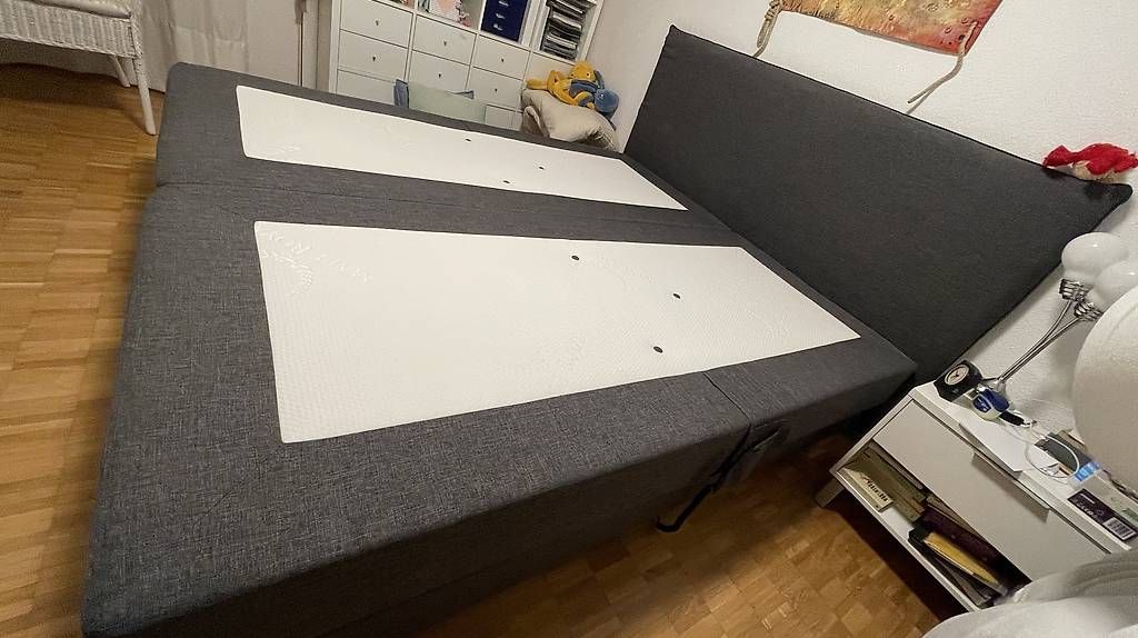 Interio Betten: Boxspring Bett elektrisch verstellbar, 180x200cm – Gebraucht aus Steffisburg von santra