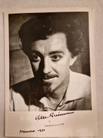 Alec Guiness, Original Autogramm auf Foto s/w