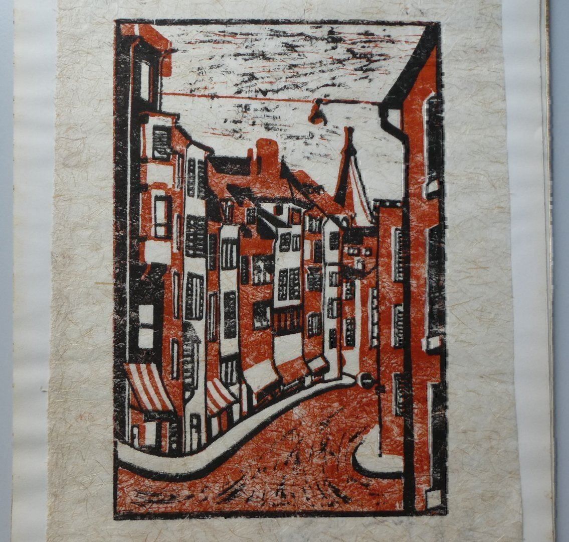 Xilografie: Holzschnitt Lithografie Ansicht – Usato da Frauenfeld venduto da Astra13 6