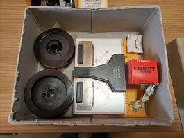 Hähnel Kollmatic SD8 Super 8 Film Klebepresse mit Zubehör