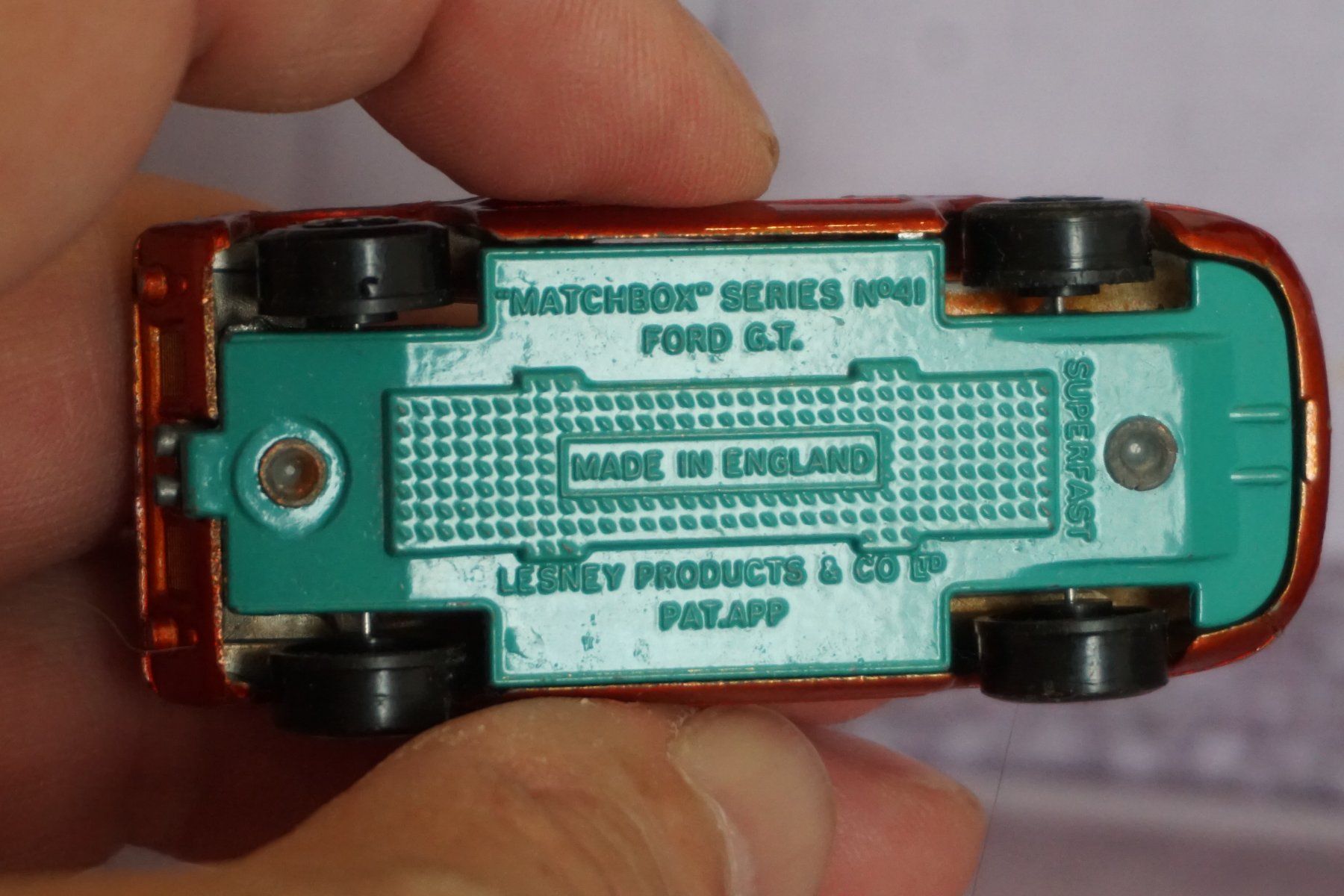 Matchbox Voitures modèles: Matchbox Ford GT SELTEN TOP !!!!!!!!!!!!!!!!!!!!!! – D'occasion à Reiden par Doppeldecker69 5