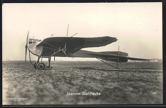 Foto & Poster: AK Flugzeug Jeannin Stahltaube – Usato da Berlin venduto da bartko-reher