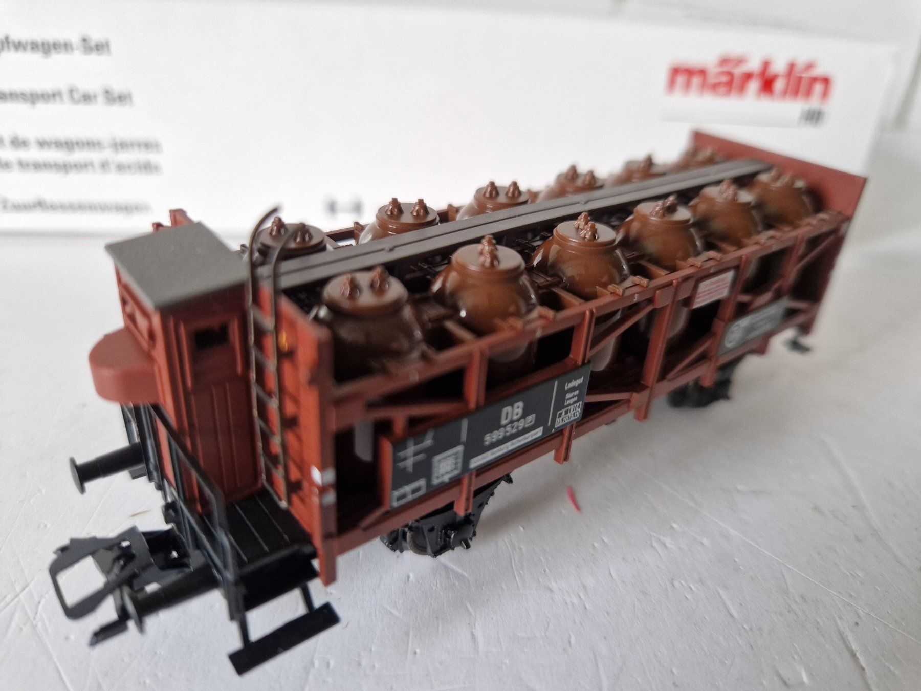 Märklin Modellini di ferrovie: 3-teiliges DB Säuretopfwagen-Set "VTG" – Nuovo (secondo la descrizione) da Seuzach venduto da Loeckeli01 1