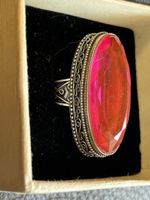 XL 925 . 16gr pinkstein Silber Ring