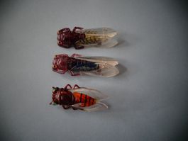 3 Alte Anstecker Käfer