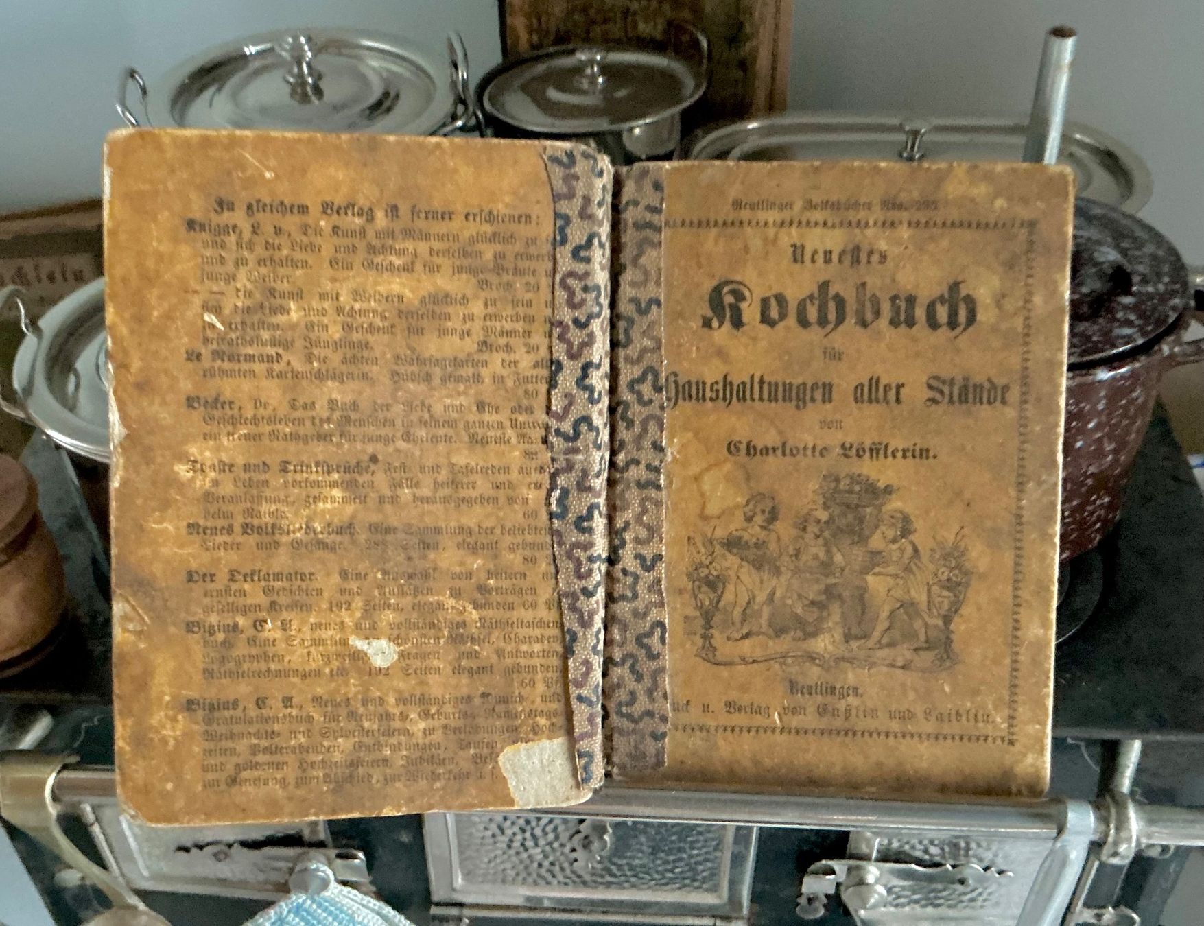 Libri: URALTES KOCHBUCH UM 1880 – Usato da Zell LU venduto da Silvermemory 4