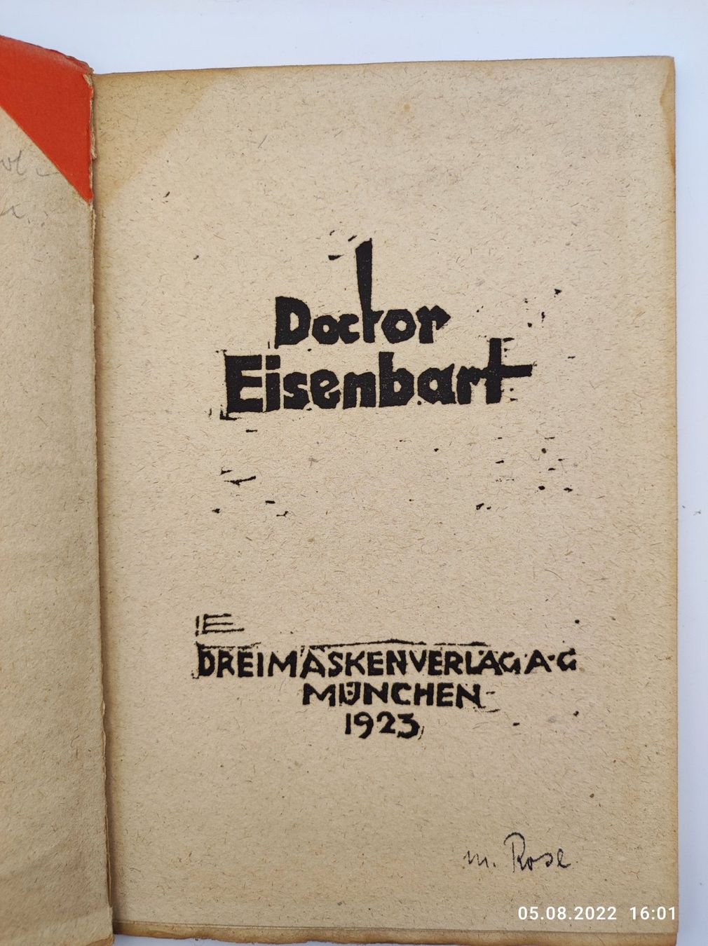 Livres: HERMANN HOLTHOFF - DOCTOR EISENBART – D'occasion à Goldach par Gaip 5