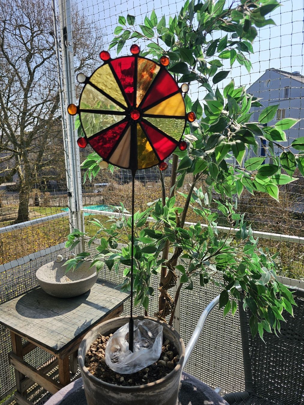 Tutte le decorazioni: Gartenstecker/ Suncatcher aus Glas (3) – Nuovo (secondo la descrizione) da Zürich venduto da flogax193 1