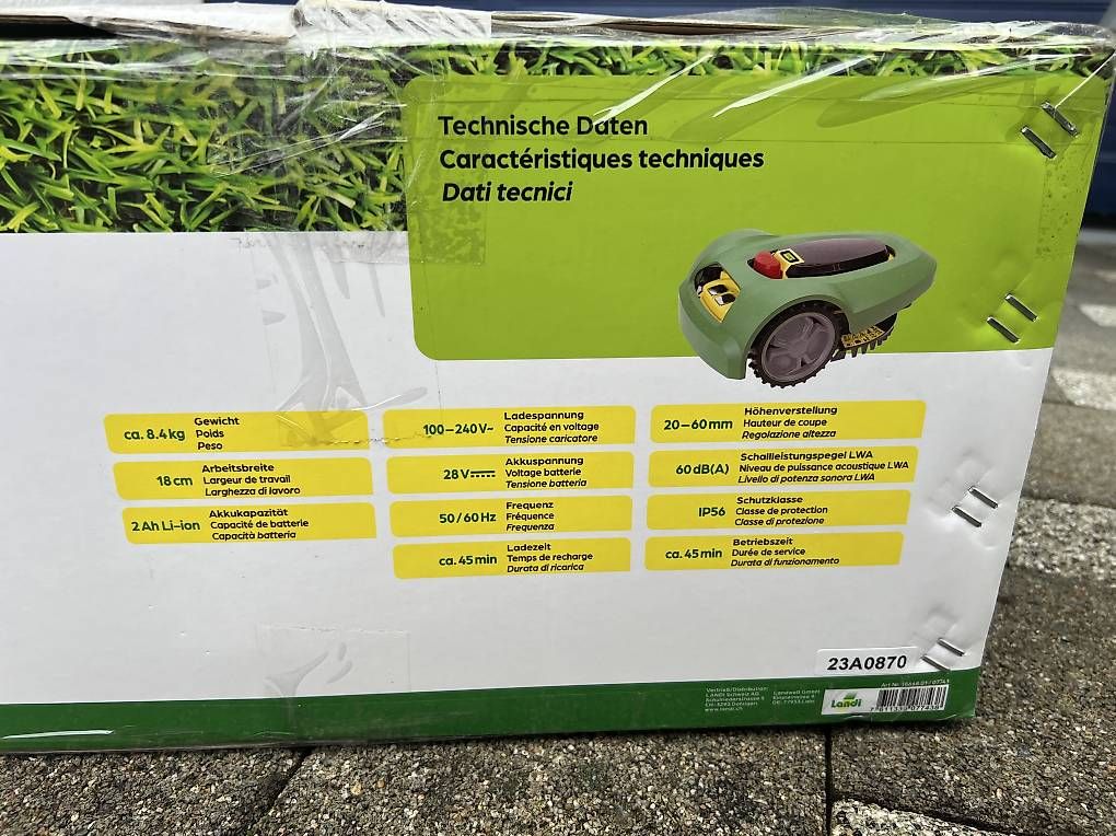 Tagliaerba: Rasenroboter / Rasenmähroboter NEU OVP – Nuovo e nell'imballaggio originale da Altstätten SG venduto da basdan 2