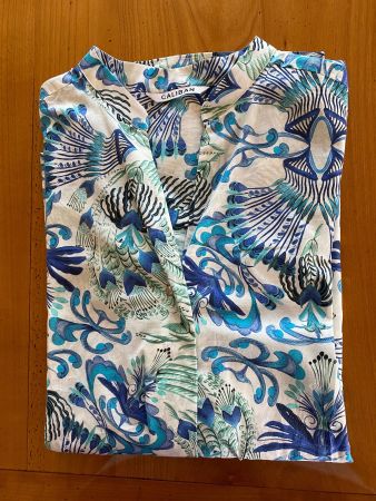 Damen Bluse Caliban gemustert - NEU - Grösse 38/40