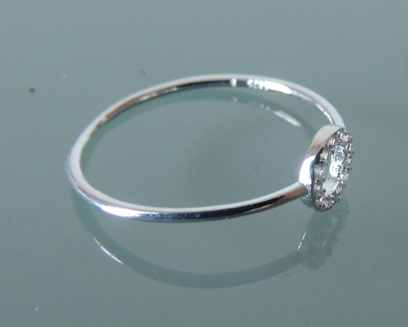 Anelli: Silber 925 Fingerring mit Zirkonia Gr. 56 – Nuovo e nell'imballaggio originale da Waldenburg venduto da schaller707 1