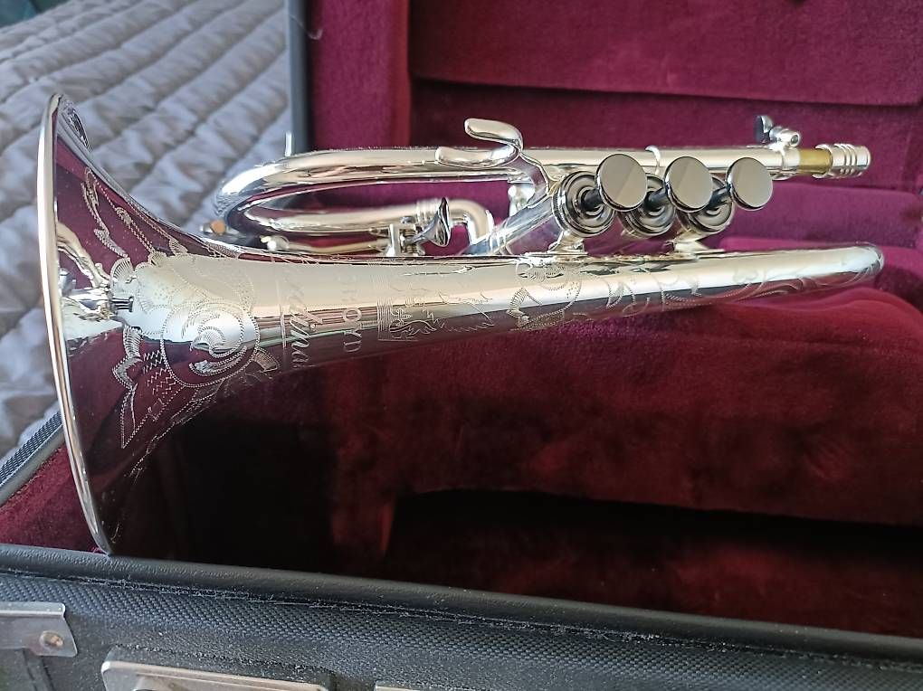 Musikinstrumente: Cornet soprano mib Geneva Cardinal – Neu und originalverpackt aus Féchy von SM73 1