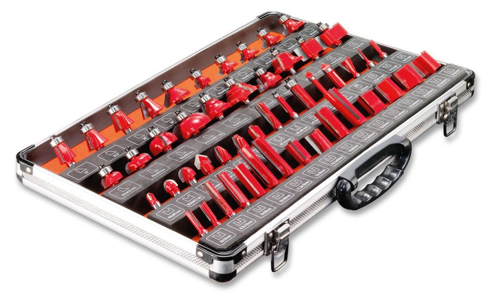 METOTY 29-tlg. Fräser-Set Mit 8mm Schaft - Professionelle Hartmetall-Fräser Für Holz