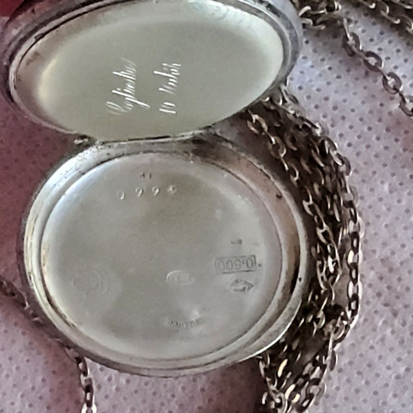 Orologi: Antike kleine Taschenuhr - Silber – Usato da Villnachern venduto da RicardoMary 1