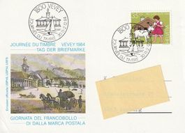 Tag der Briefmarke 1984 VEVEY, Karte