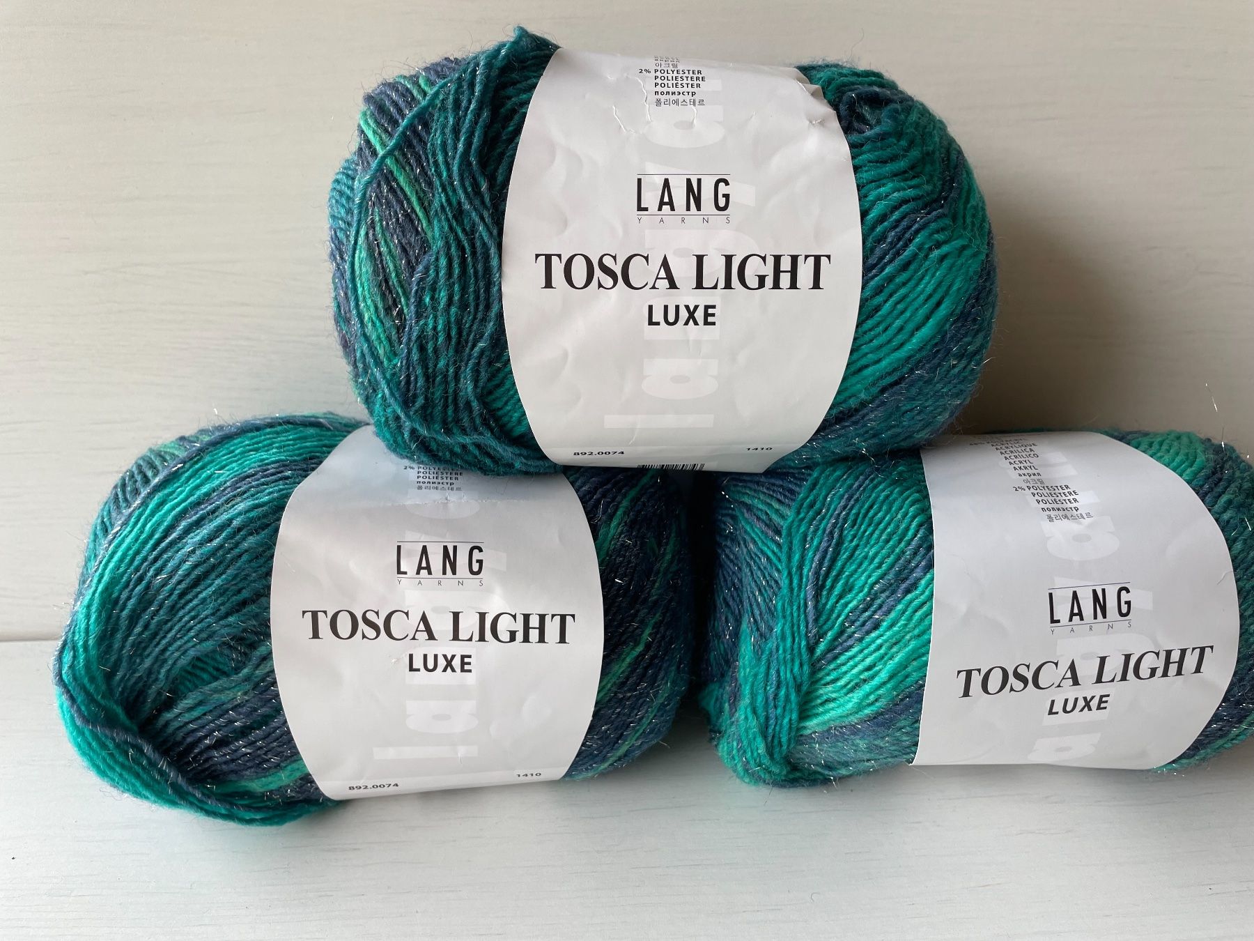 Lana: 1 Knäuel Tosca Light Luxe Lang Yarns – Nuovo e nell'imballaggio originale da Büsserach venduto da bor_s88m 1