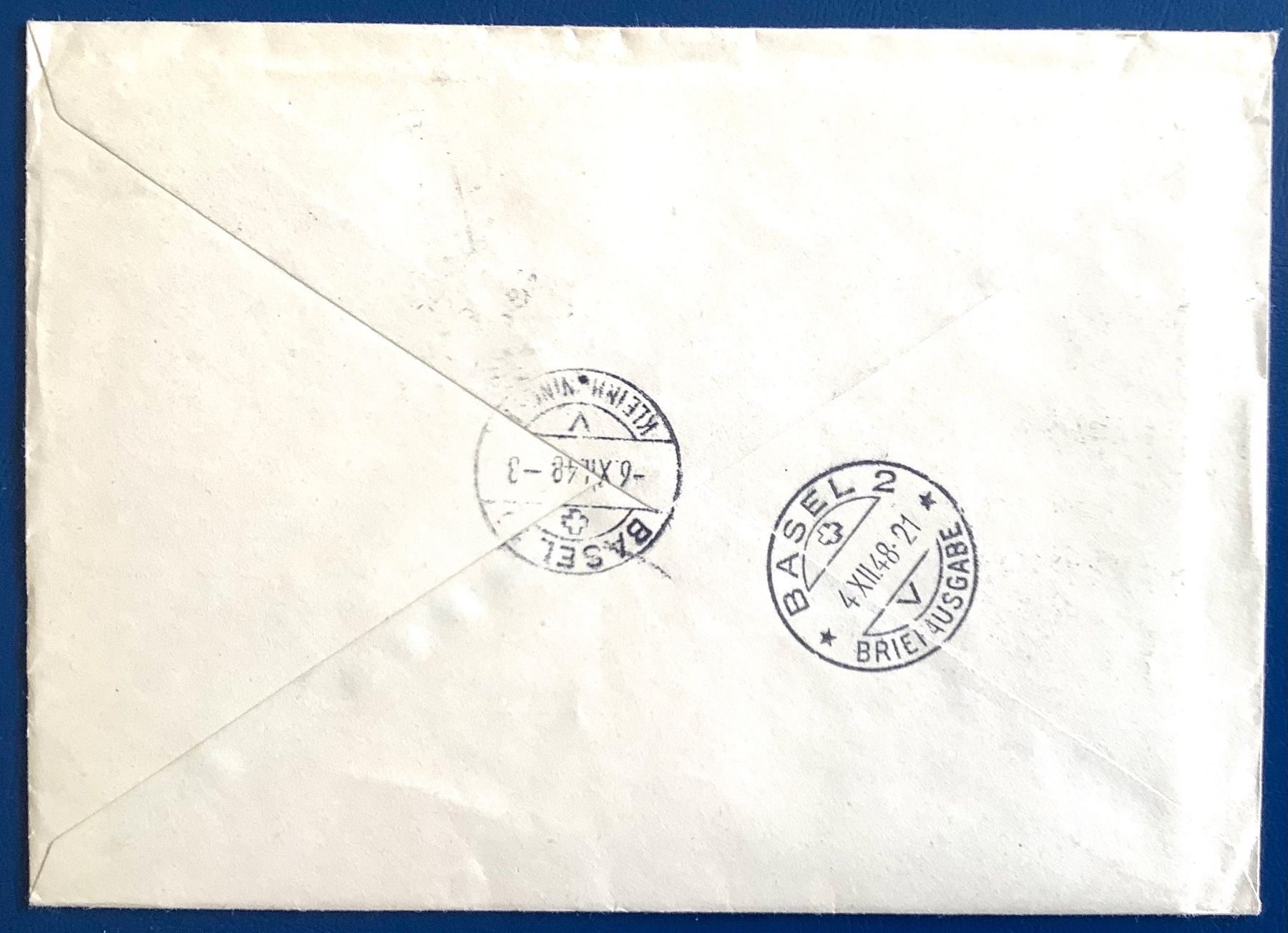 Tutti i francobolli: 1948 / R- Brief Colonies  de Vacances / Genf - Basel – Usato da Liestal venduto da Skunk02 2
