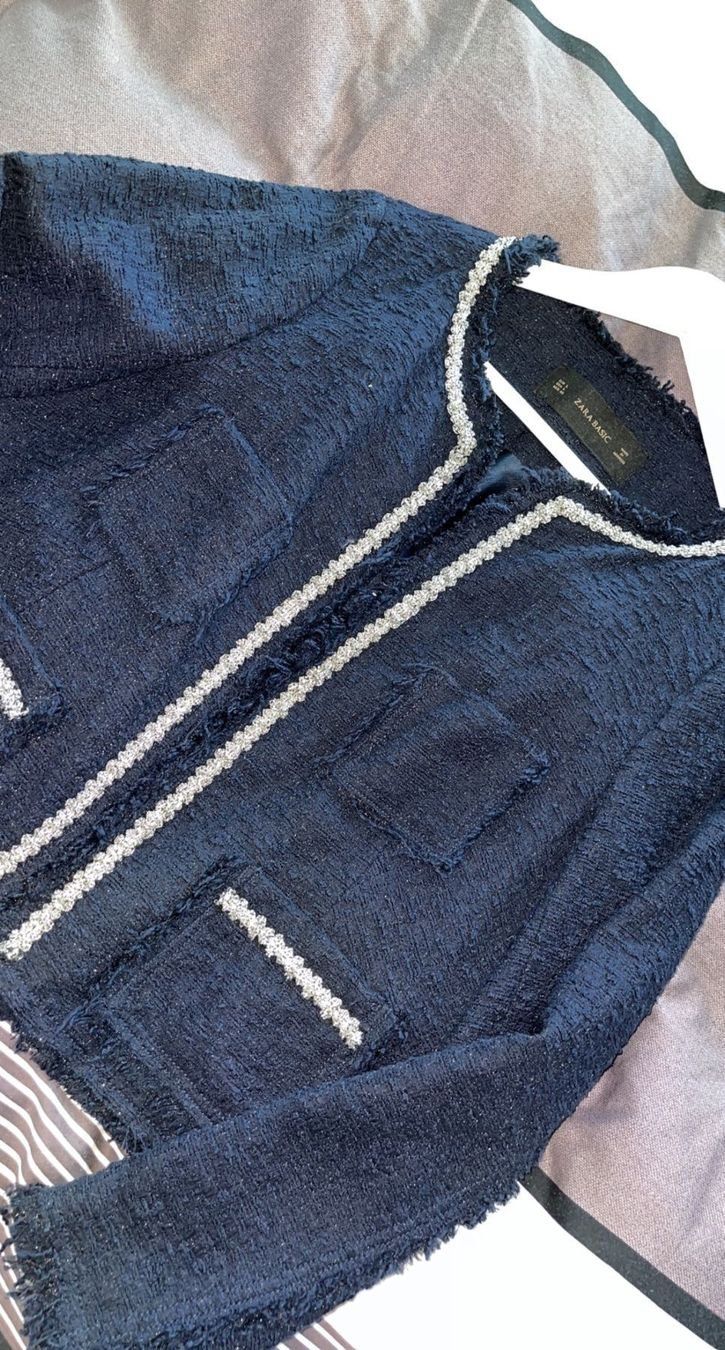 Zara Jacken: Tweed Blazer / Jäckchen Damen L – Neu (gemäss Beschreibung) aus Winterthur von Deal246